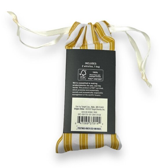 Hearth & Hand Magnolia Train Whistle Toy Wooden 3pc‎ Yellow White - Target 2022 - Picture 6 of 8